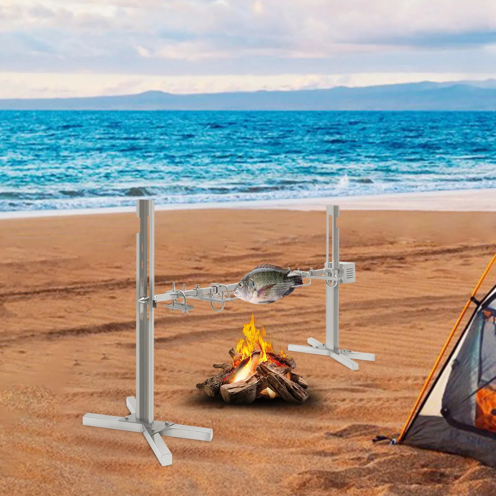 Electric Stainless Steel Rotisserie Grill