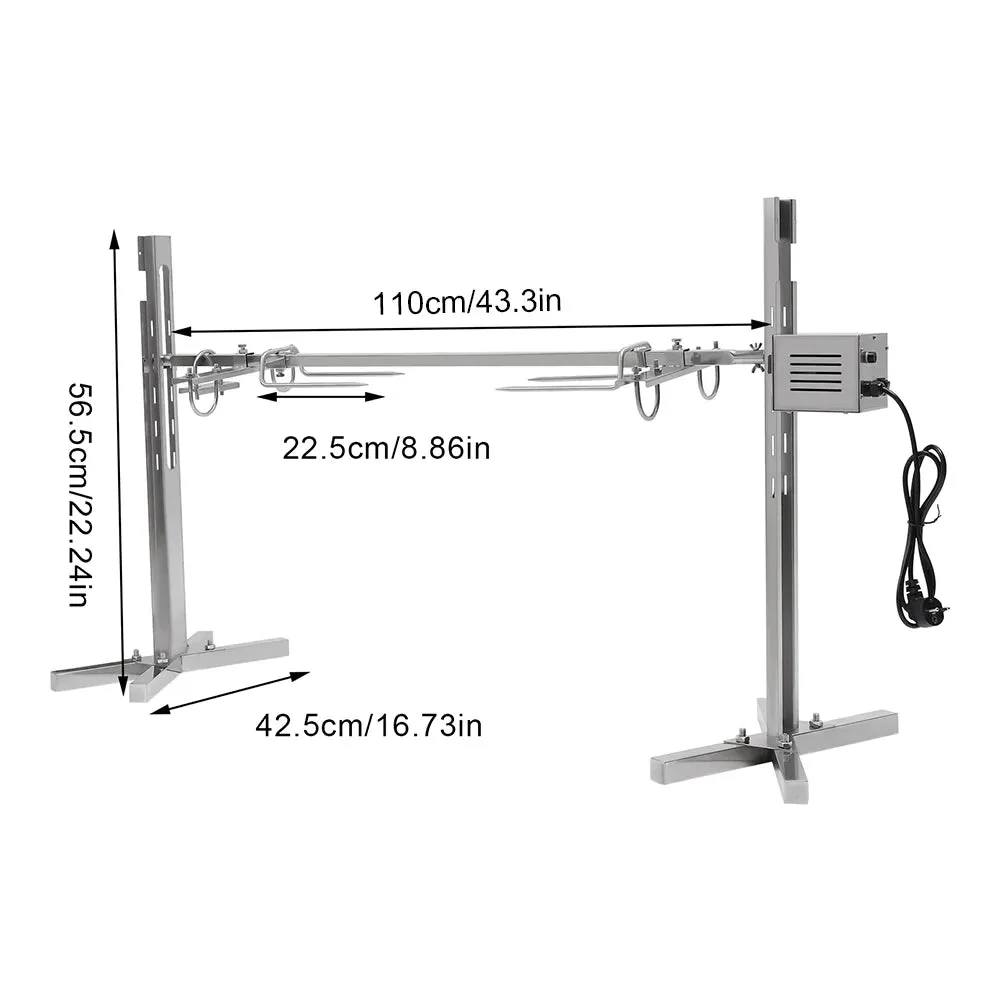 Electric Stainless Steel Rotisserie Grill