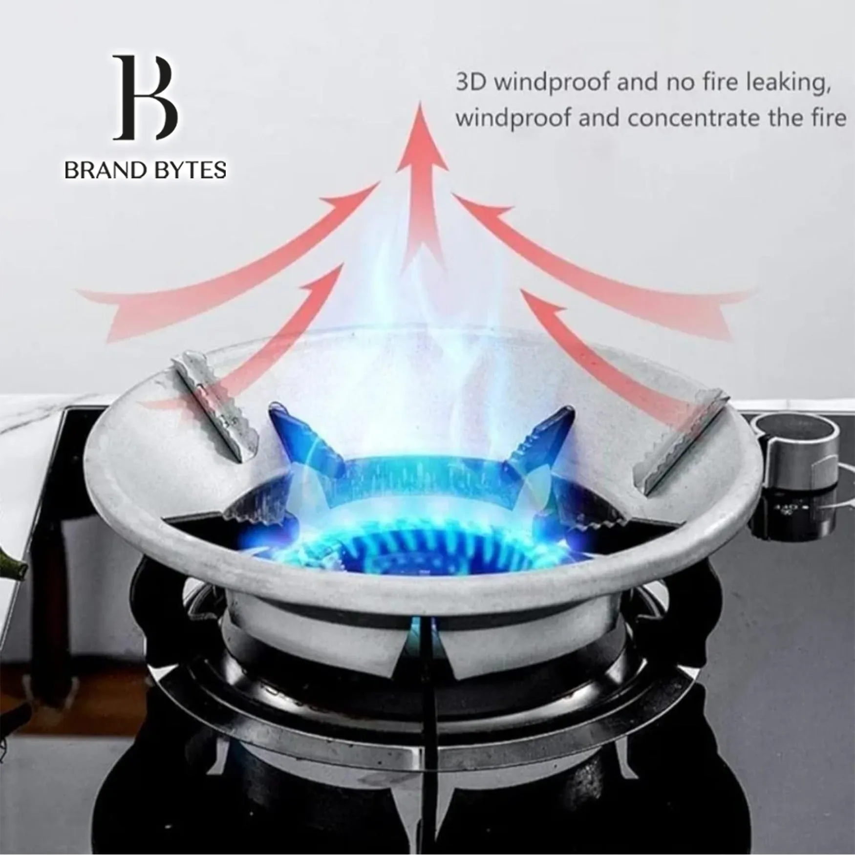 Energy Saving(Silver Saver Express shipping color) Burner Gas Stand,Windproof Hot-selling Briout