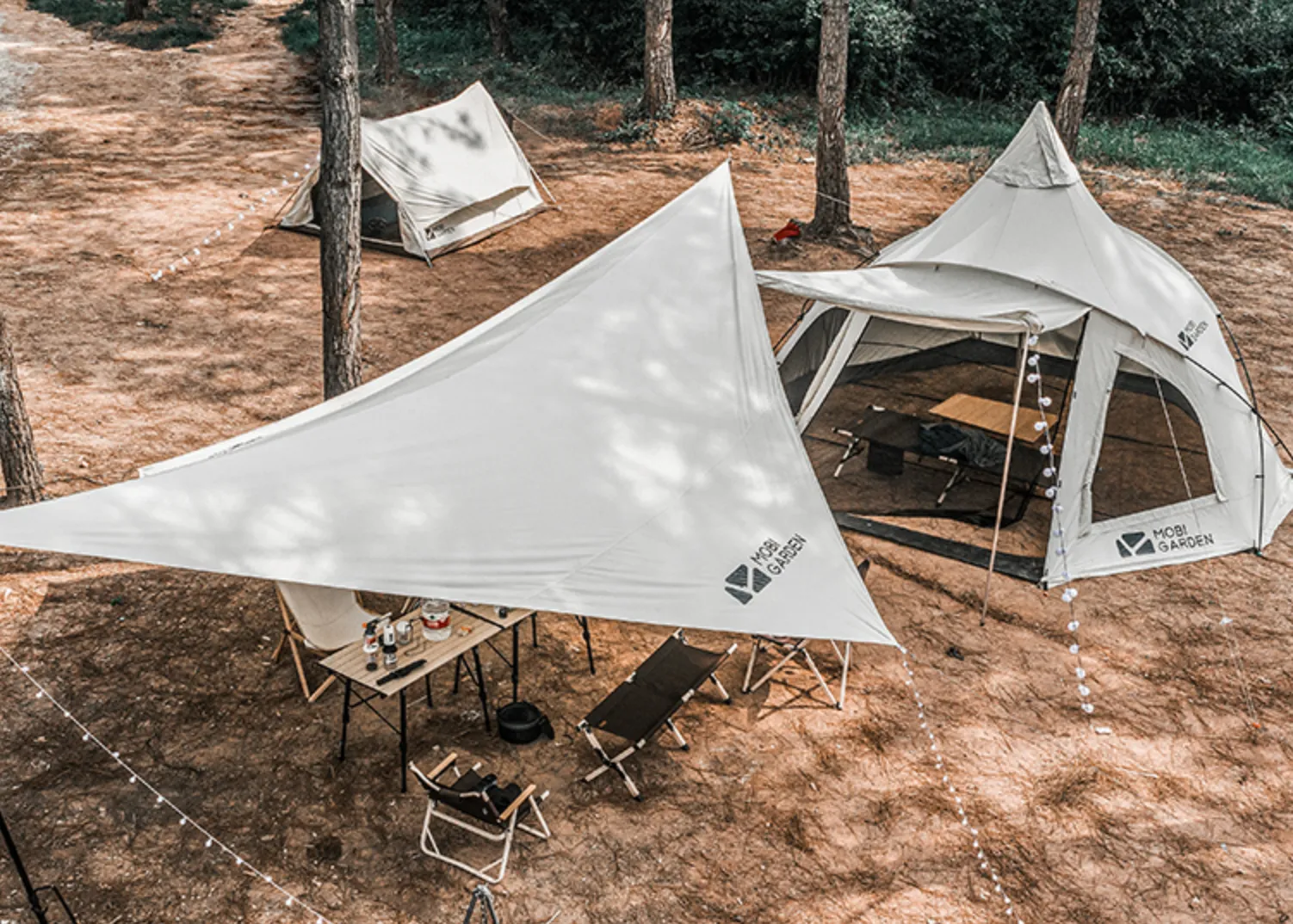 Era Pyramid Garden Easy-to-use Tent Limited-edition Mobi 290 Courtyards