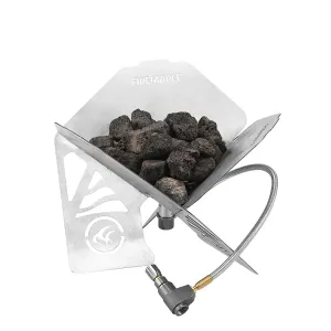 FIRE-MAPLE ANTARCTI Gas Fire Pit – Windproof Mini Outdoor Heater for Camping