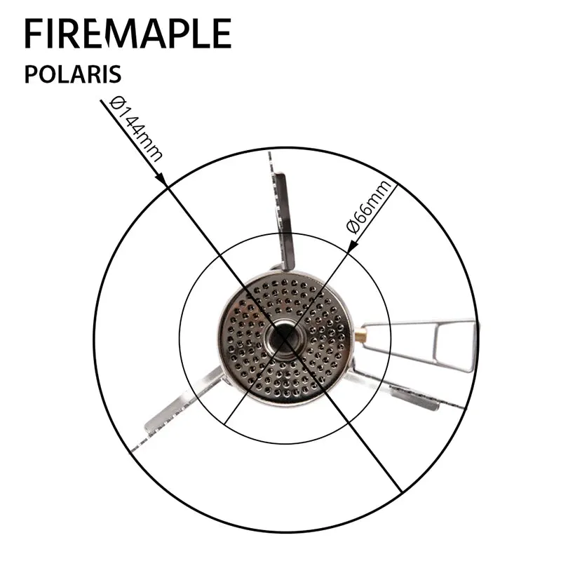 FIRE-MAPLE Polaris Pressure-Regulator Stove – Ultralight & Windproof Camping Gas Burner