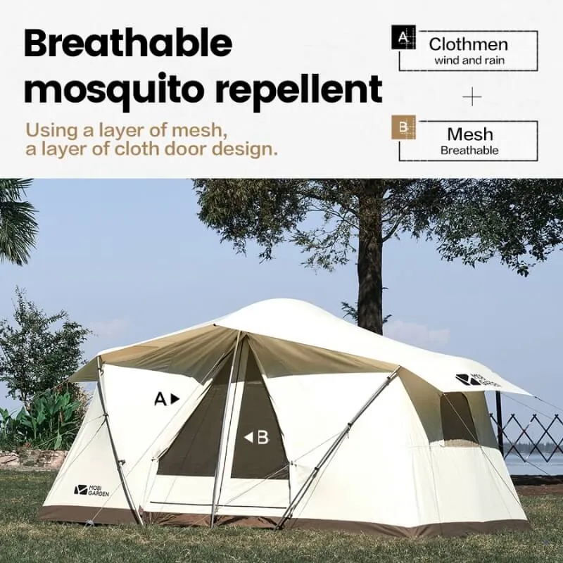Flexible Mobi 205 Tent Era Garden Built-in features