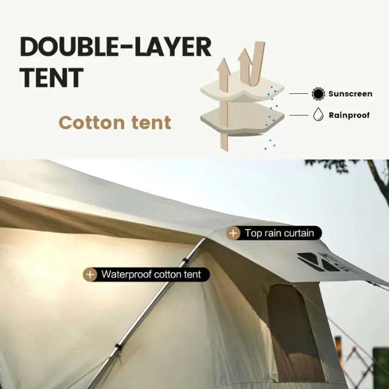 Flexible Mobi 205 Tent Era Garden Built-in features