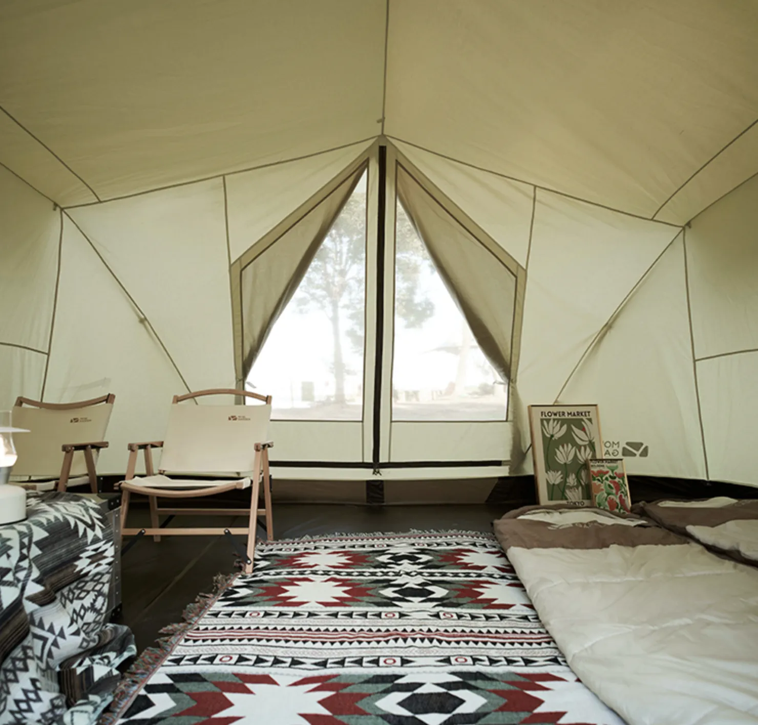 Flexible Mobi 205 Tent Era Garden Built-in features
