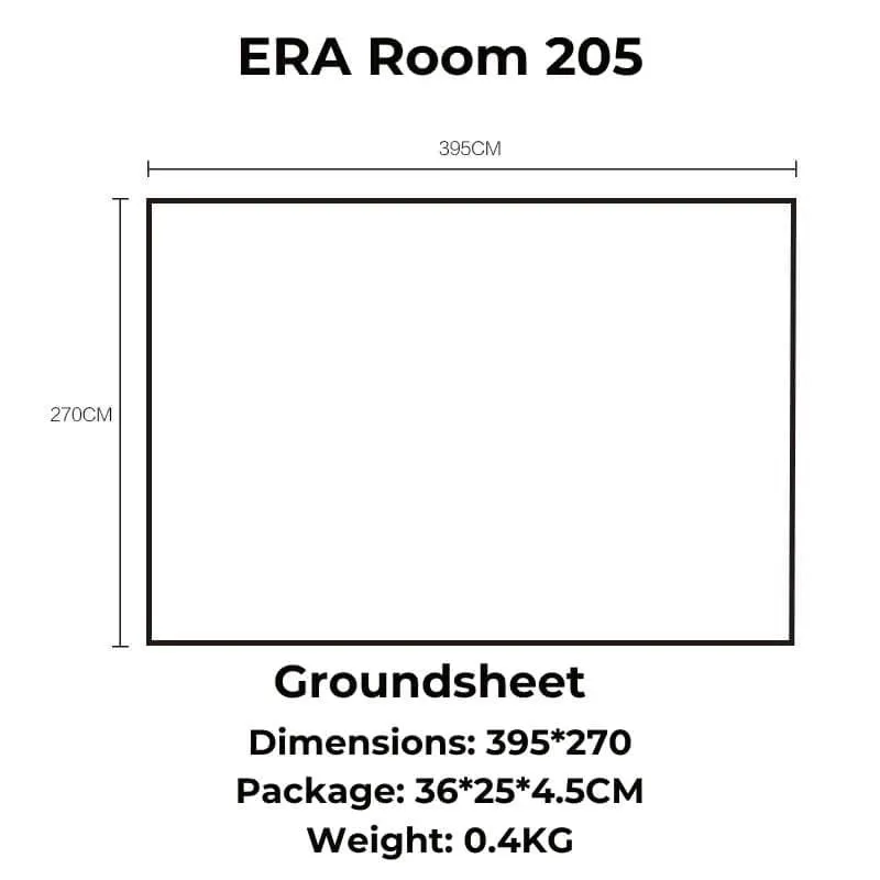 Flexible Mobi 205 Tent Era Garden Built-in features