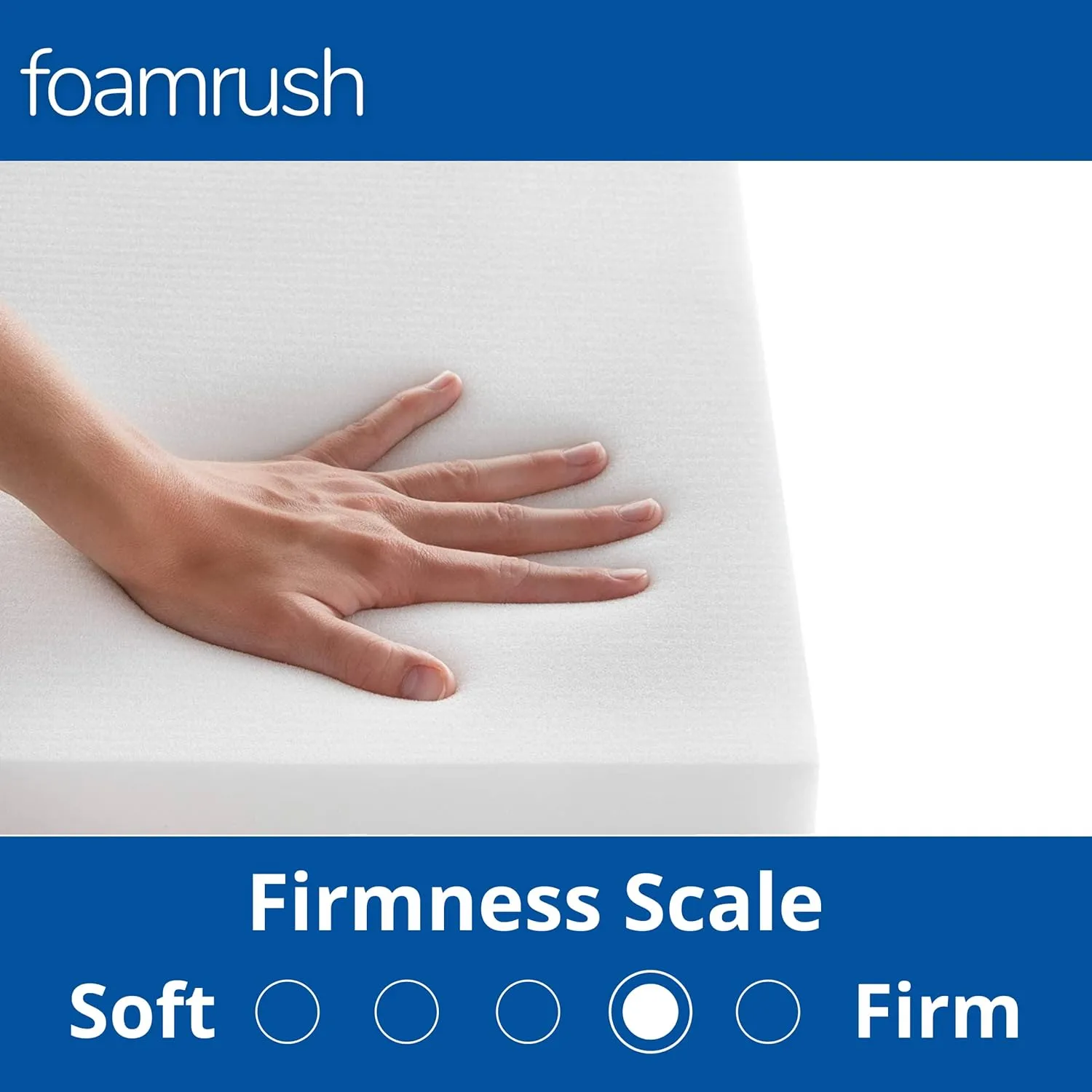 FoamRush 2" x 24" x 27" Gel Memory Foam Bench Cushion Replacement Medium Firm (Upholstery Foam, Seat Replacement, Upholstery Sheet, Foam Rubber Padding, Couch, Sofa Cushion, Mattress) Made in USA
