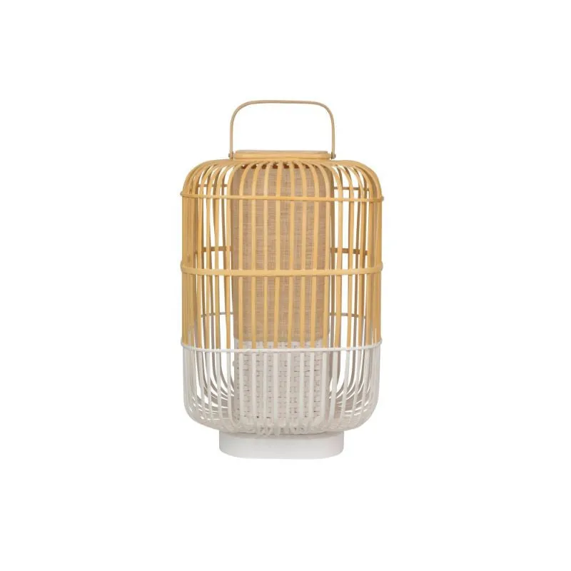 Forestier Bamboo Square Table Lamp and Lantern