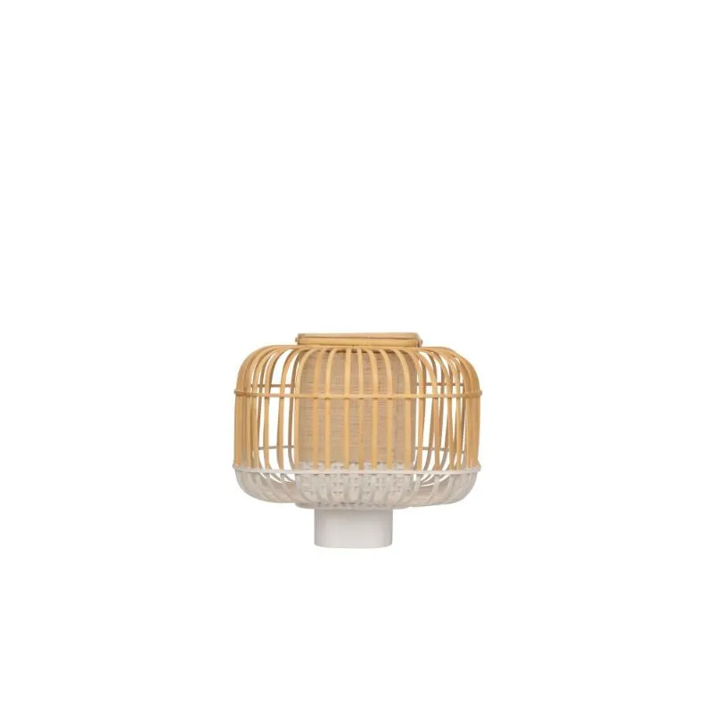 Forestier Bamboo Square Table Lamp and Lantern