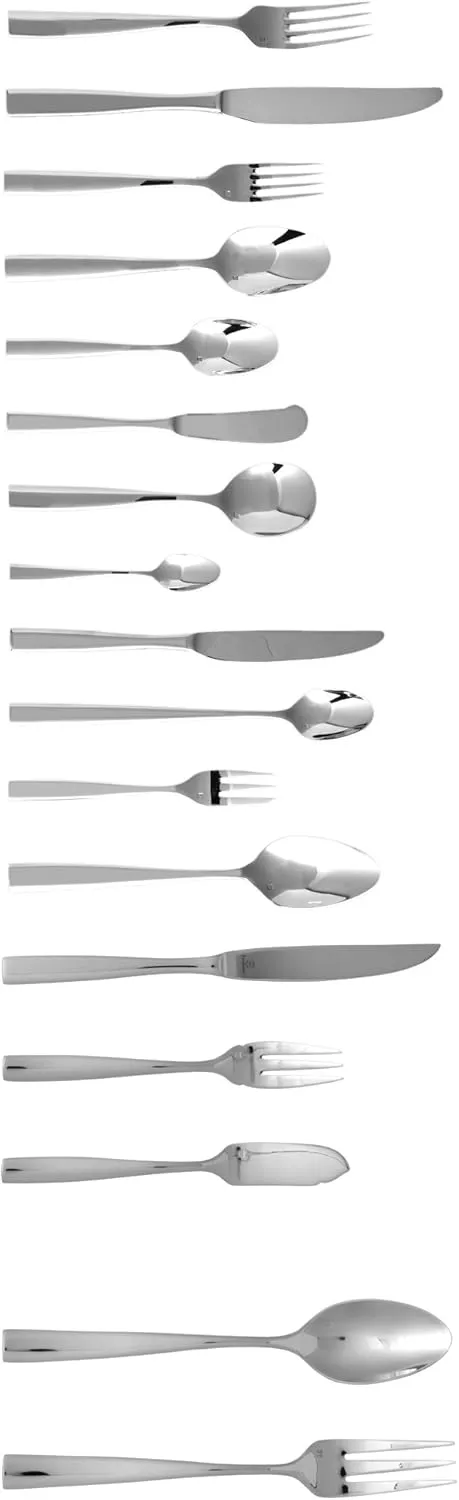 Fortessa Lucca 18/10 Stainless Steel Flatware Fish Knife, Set of 12