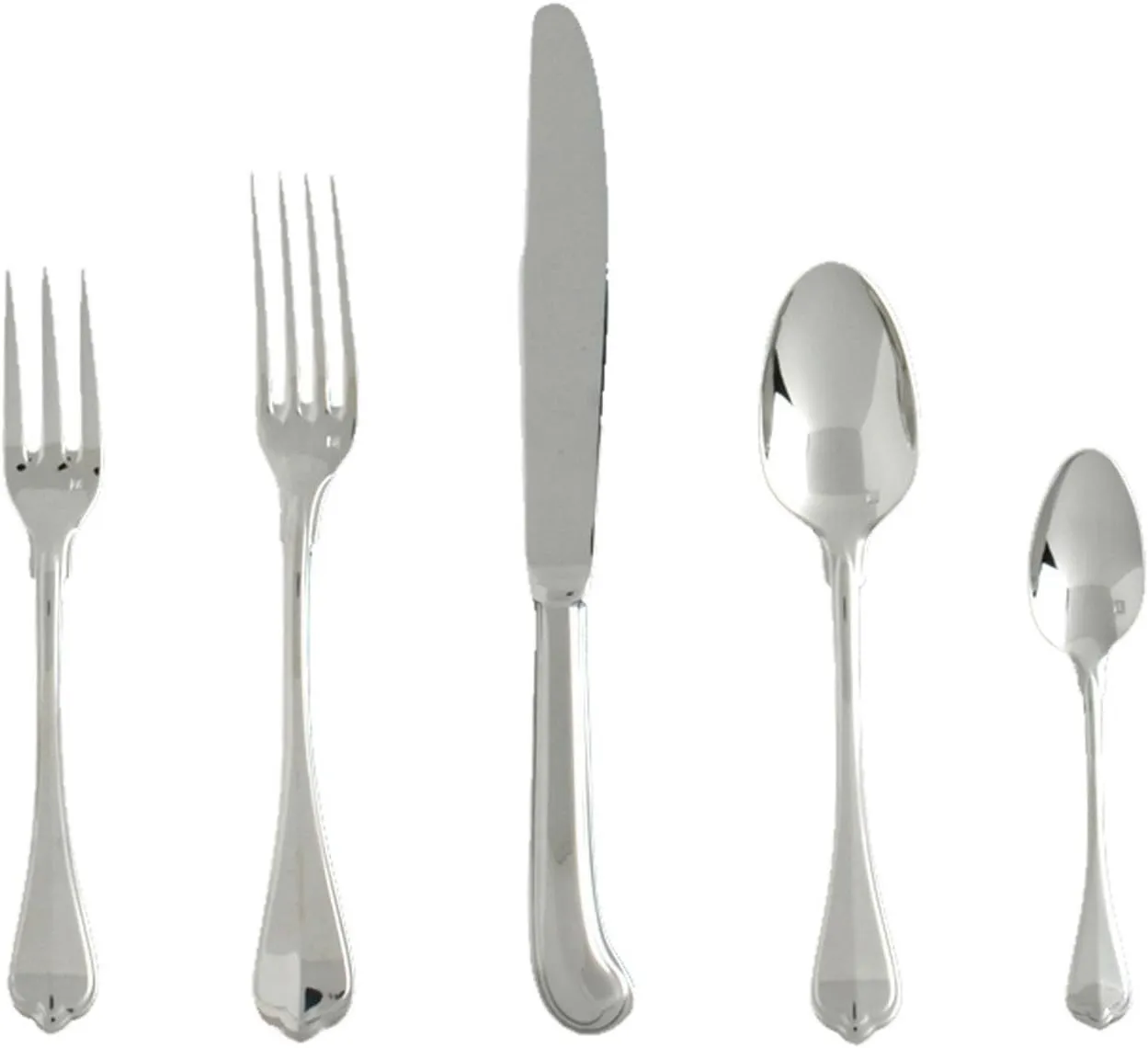 Fortessa San Marco 18/10 Stainless Steel Flatware 5 Piece Place Setting
