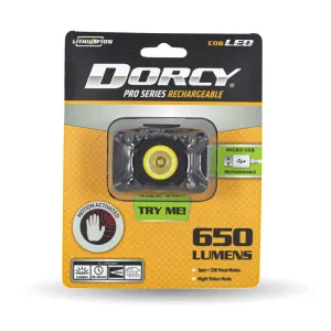 Functional DORCY Lumens Reliable shipping Headlamp 650