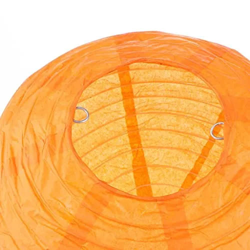 FZC Halloween Paper Handhold Lantern Led Lamp Scary Party Props DIY Pumpkin