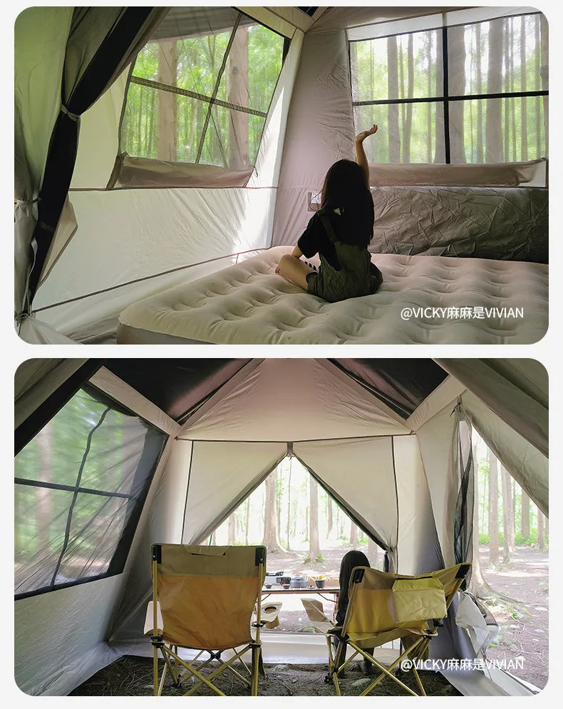 Garden Tent Holiday Residence 10.9 (Black Coated) Cost-effective Mobi Privacy-protected Mountain