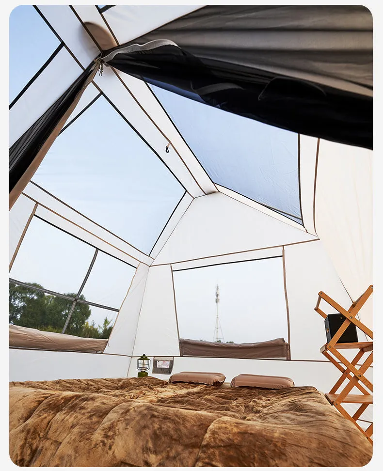 Garden Tent Holiday Residence 10.9 (Black Coated) Cost-effective Mobi Privacy-protected Mountain