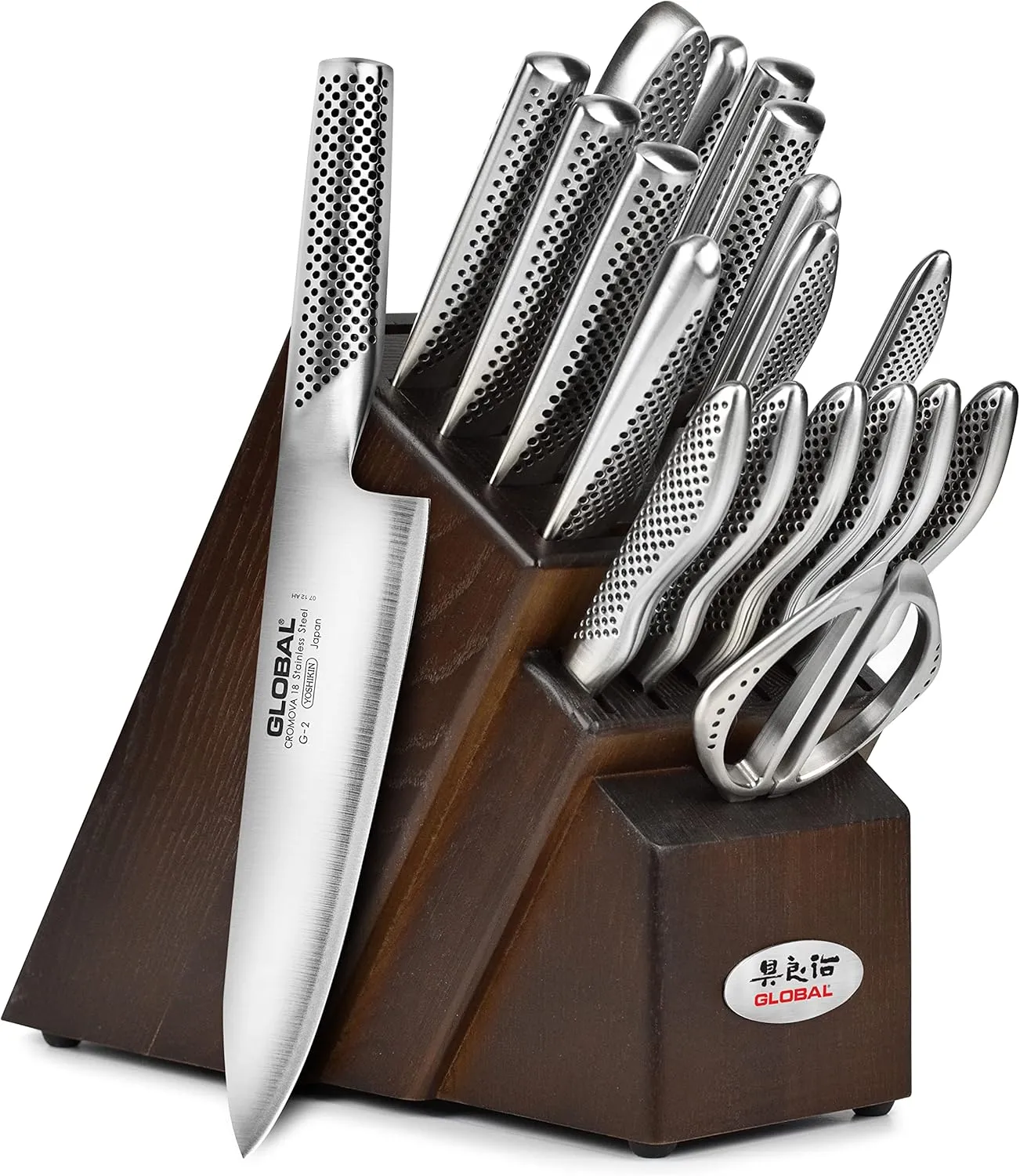 Global 20 Piece Knife Block Set