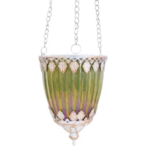 Green Curve Hanging LED