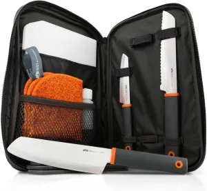 GSI Outdoors, Santoku Knife Set, For Camping, Grey