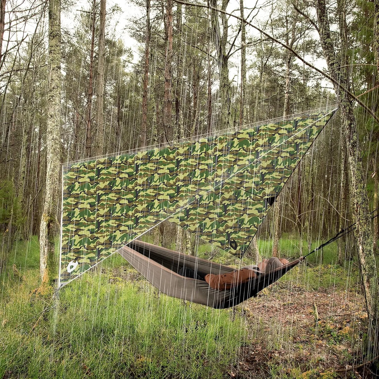Hammock Shelter; 10X10 Survival Backpacking Tarp; Included; Makes Great Camo Camping Multiple in Comes Waterproof; Fly Bracelet Act fast Survival Rain Lightweight Colors, a 100% Tarp Price guarantee or