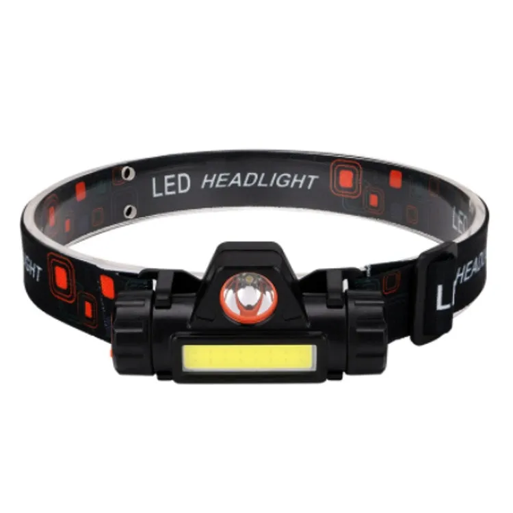 Headlamp Dual Light Source Headlamp COB XPE Mini Strong Headlamp
