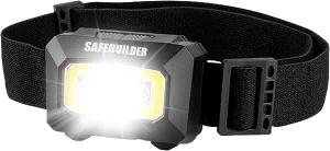 Headlamp Flashlight, Bright LED Rechargeable Headlight with White Red Light Motion Sensor Head Lamp,Outdoor Camping Running Hiking Fishing (Black B01 Head Light)