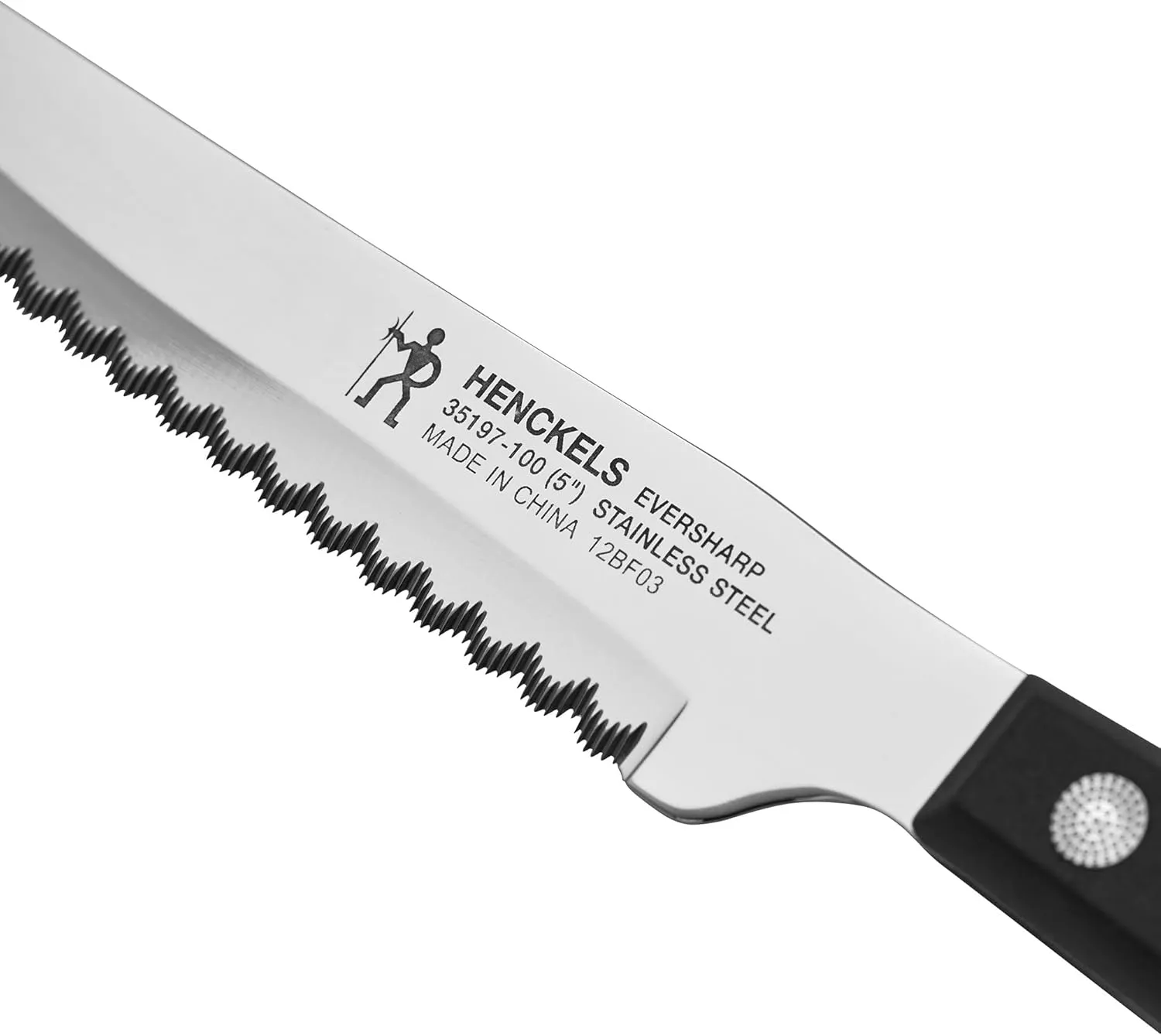 HENCKELS Razor-Sharp Steak Knife Set of 8, German Engineered Informed by 100  Years of Mastery,Black