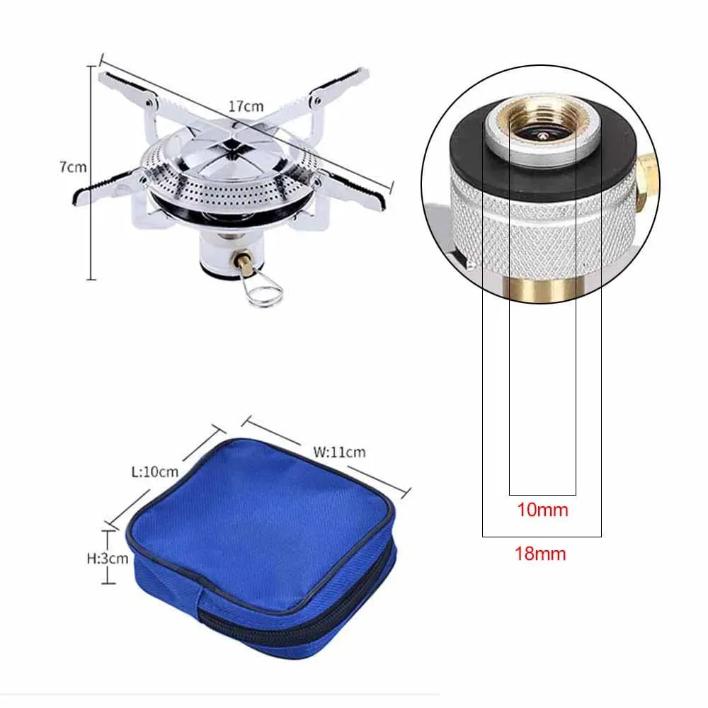 High-end Camping Picnic Stove Cooking Electronic Outdoor Windproof Hikingmountaineering Flash discount Foldable Head Gas Backpack Stove Camping Portable