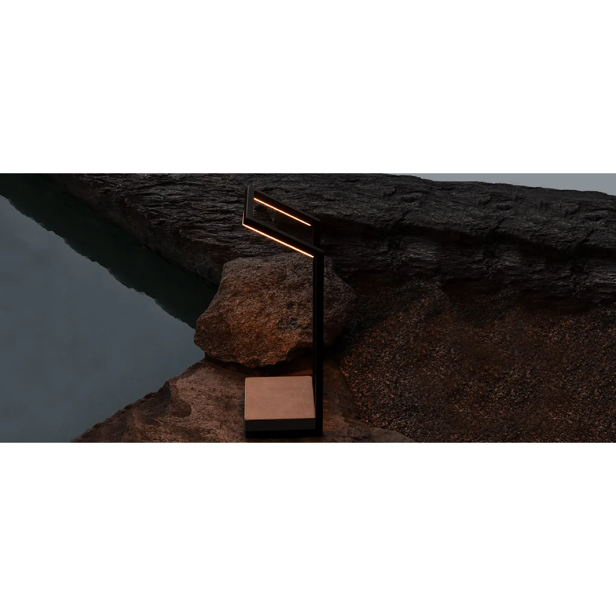 Iron Outdoor Ground Lantern | Unopiu Tratto