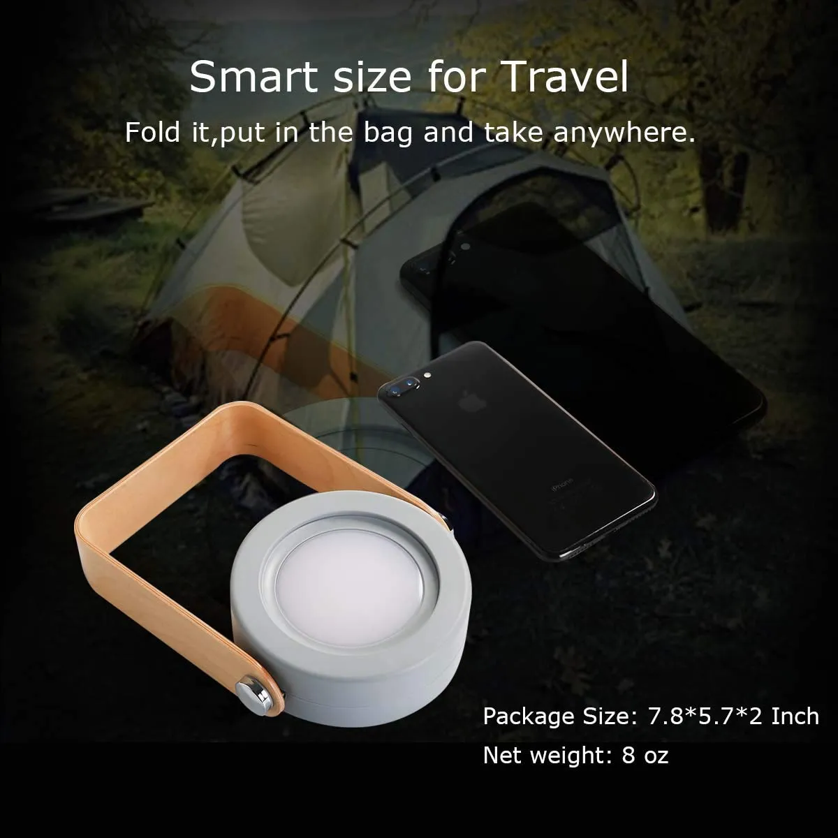 Kartech Portable LED Lamp Lantern Rechargeable Battery Table Touch Reading Campi