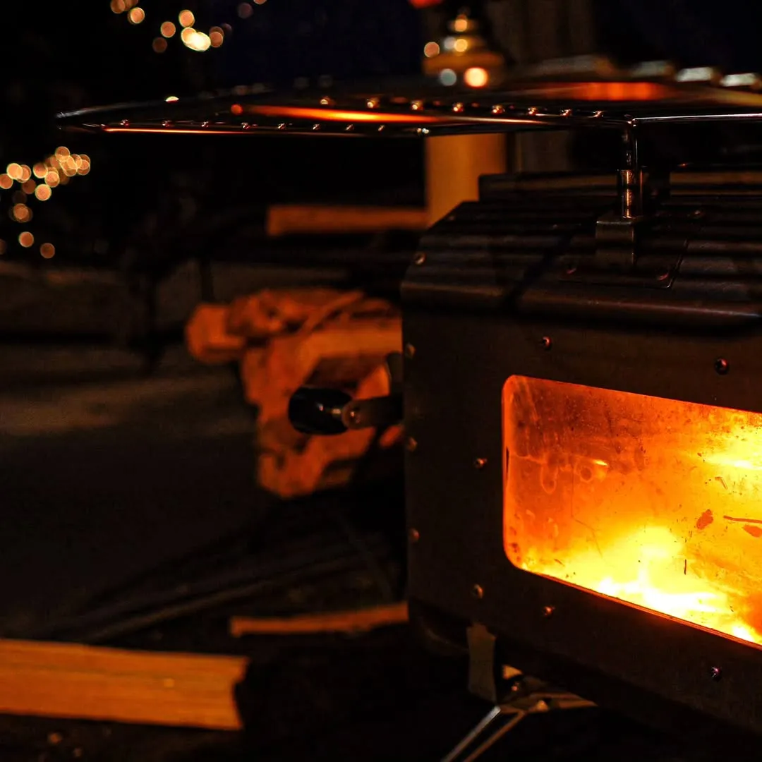 KingCamp Surefire Stove Stainless Steel Frame Hot Tent Stove