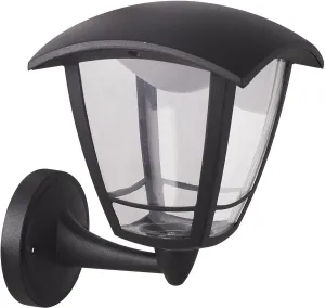 Knightsbridge TOROUP TORO 230V IP44 8W LED Coach Lantern with Adjustable CCT - Black