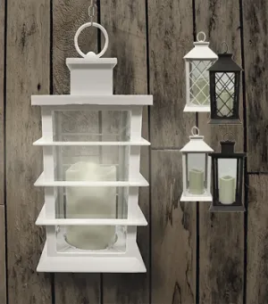 Lantern with Flameless LED Candle | assorted