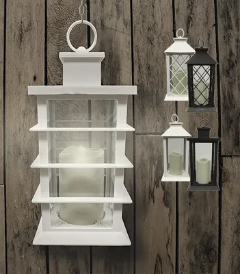 Lantern with Flameless LED Candle | assorted