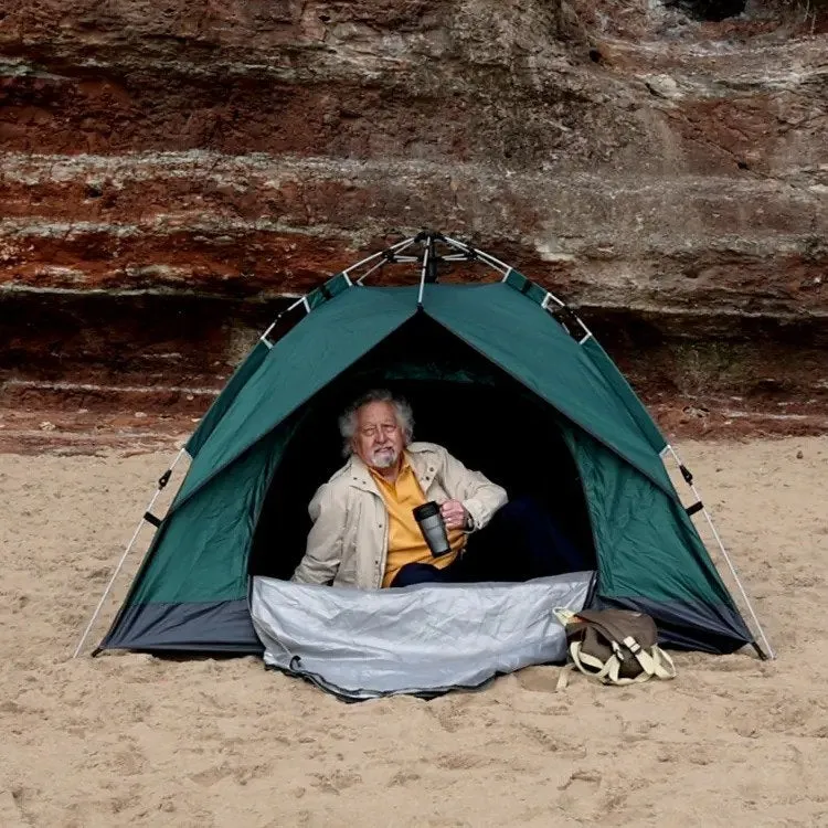 Large-Sized 3 Secs Tent   FREE Camping Tarp (For 2-3 Person, AU)