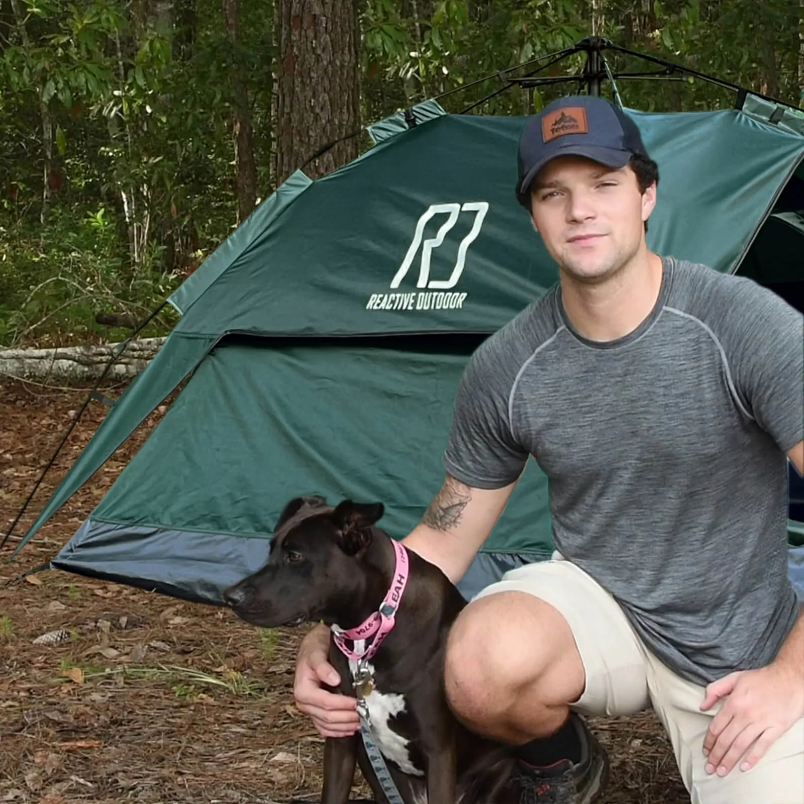 Large-Sized 3 Secs Tent   FREE Camping Tarp (For 2-3 Person, EU)