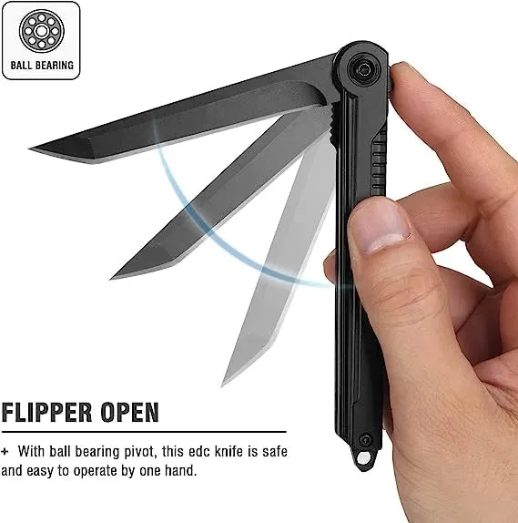 🔥Last Day Promotion - 40% OFF🔥M390 D2 Steel Sharp Tanto Folding Knife