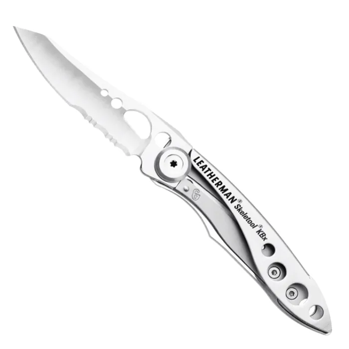 Leatherman 2 Tool Skeletool® KBx Folding Pocket Knife Combo Stainless