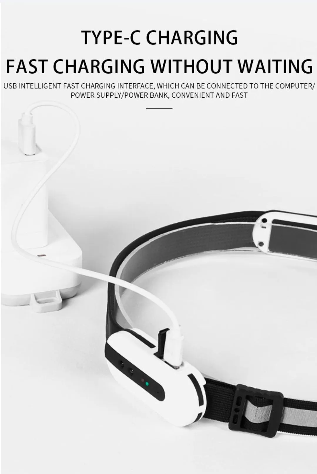 LED headlamp sensor headlight Motion Sensor Phone Music Function All Perspectives Induction with Built-in speaker