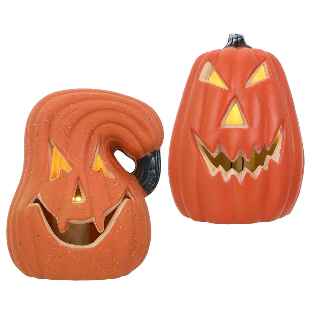 LED Jack-o-lantern Halloween Lights Pumpkin Lamps Decors Home Outdoor Party Funny Festival