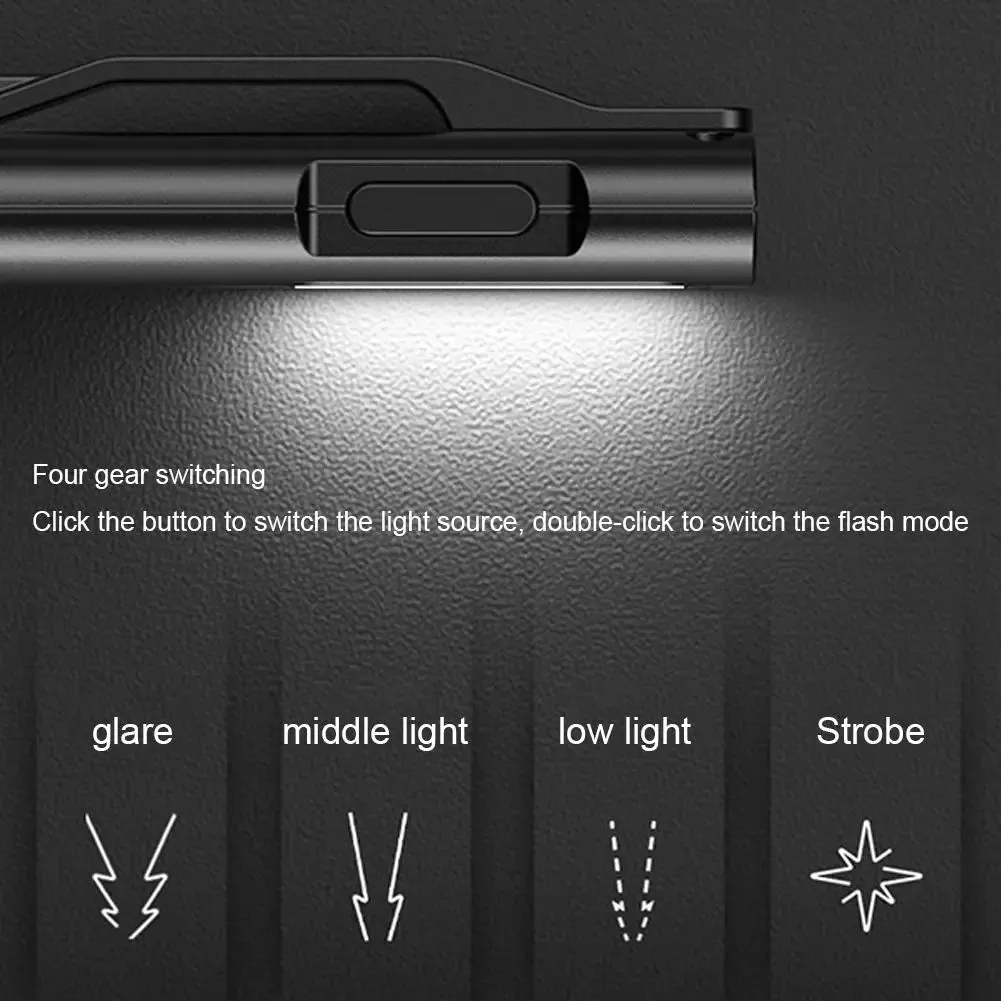 LED Safety Lights - USB Rechargeable Clip-On Collar Light for Running, Camping, Cycling, and Hands-Free Night Activities