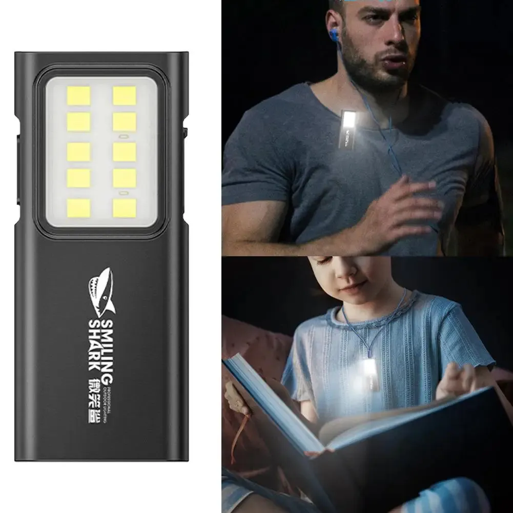 LED Safety Lights - USB Rechargeable Clip-On Collar Light for Running, Camping, Cycling, and Hands-Free Night Activities