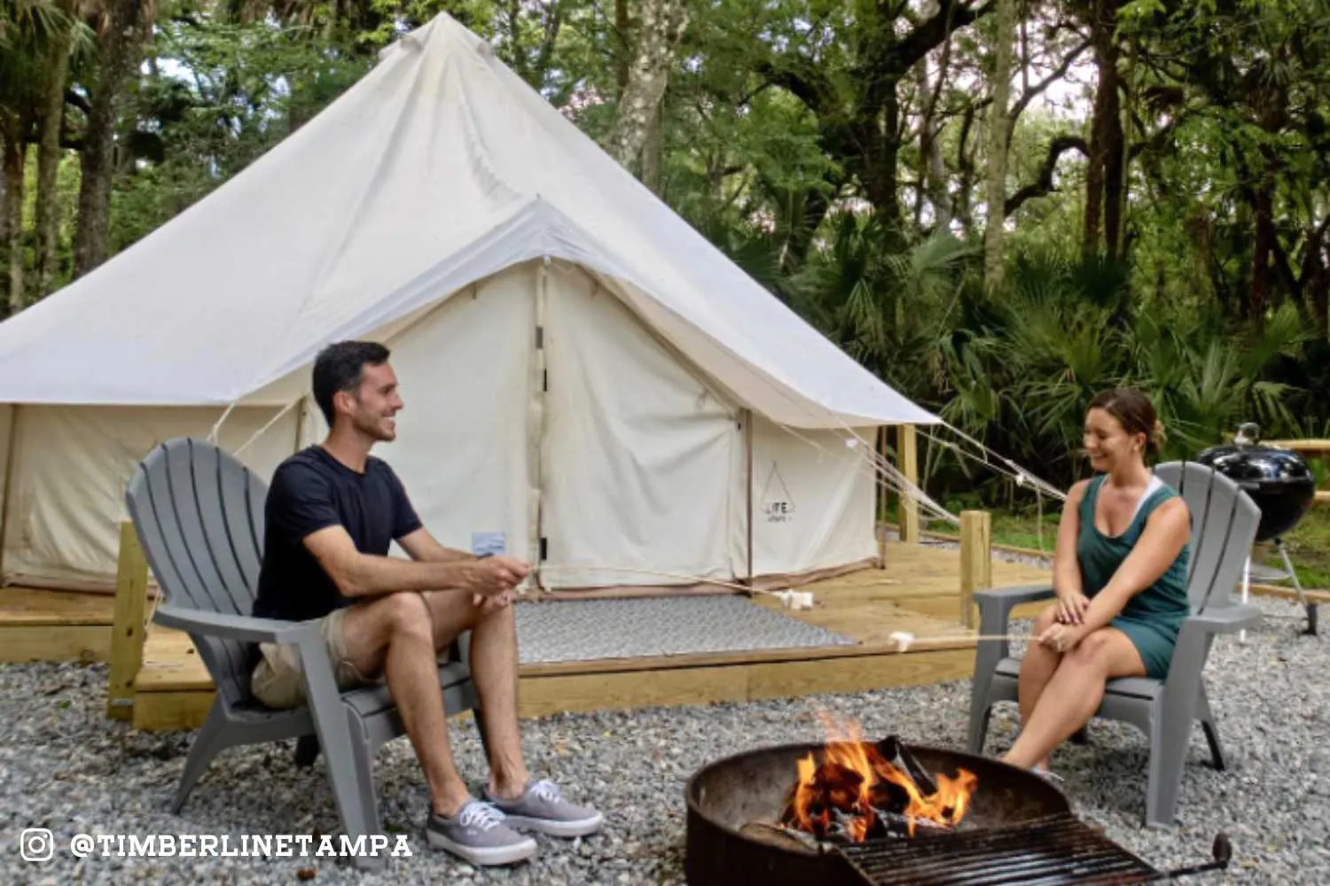 Life inTents Timberline Exchange Canvas Bell Tent 20' (6M)