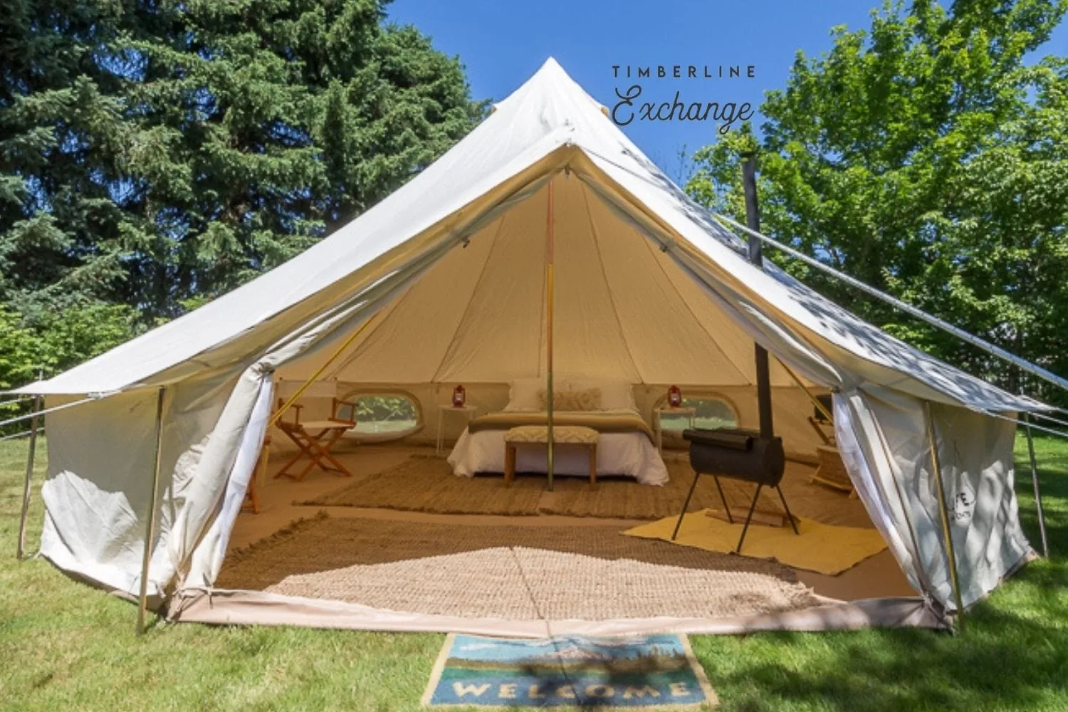 Life inTents Timberline Exchange Canvas Bell Tent 20' (6M)