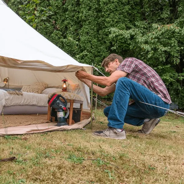 Life inTents Timberline Exchange Canvas Bell Tent 20' (6M)