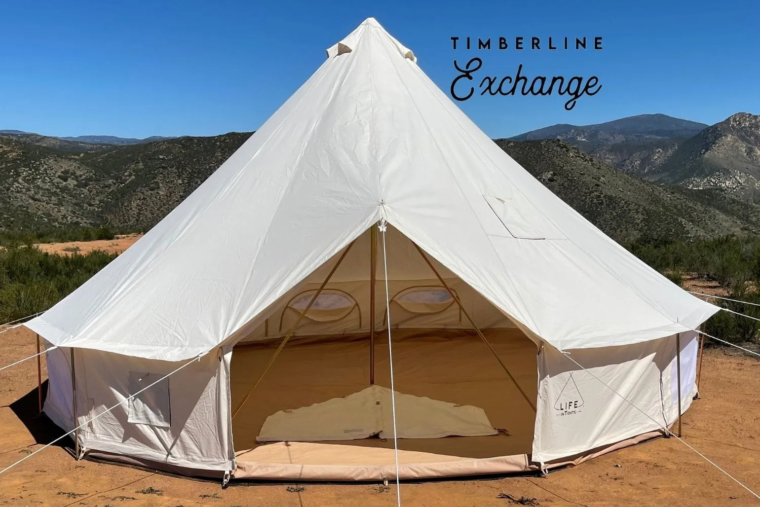 Life inTents Timberline Exchange Canvas Bell Tent 20' (6M)