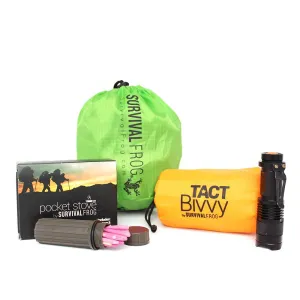 LifeShield® Essential Basics Kit w/ Warmth, Fire, Light & Cooking by Frog & CO
