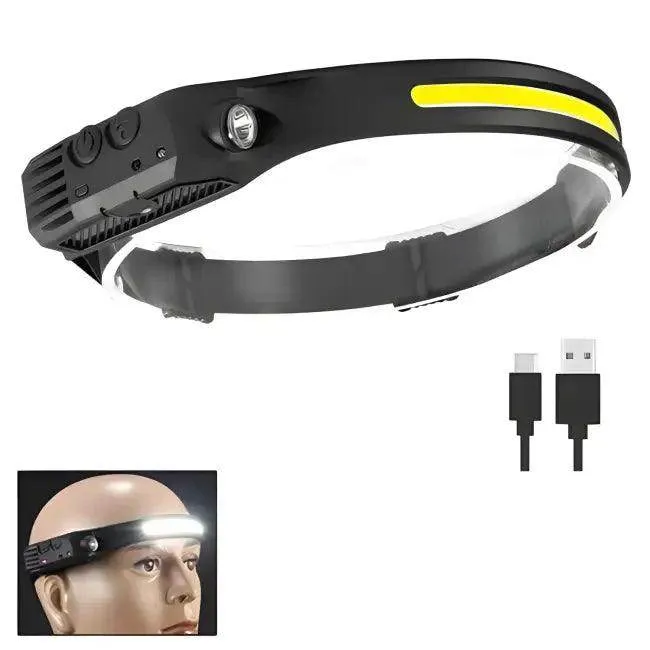 Light Up Your Adventure with Motion Sensor Headlamp