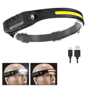 Light Up Your Adventure with Motion Sensor Headlamp