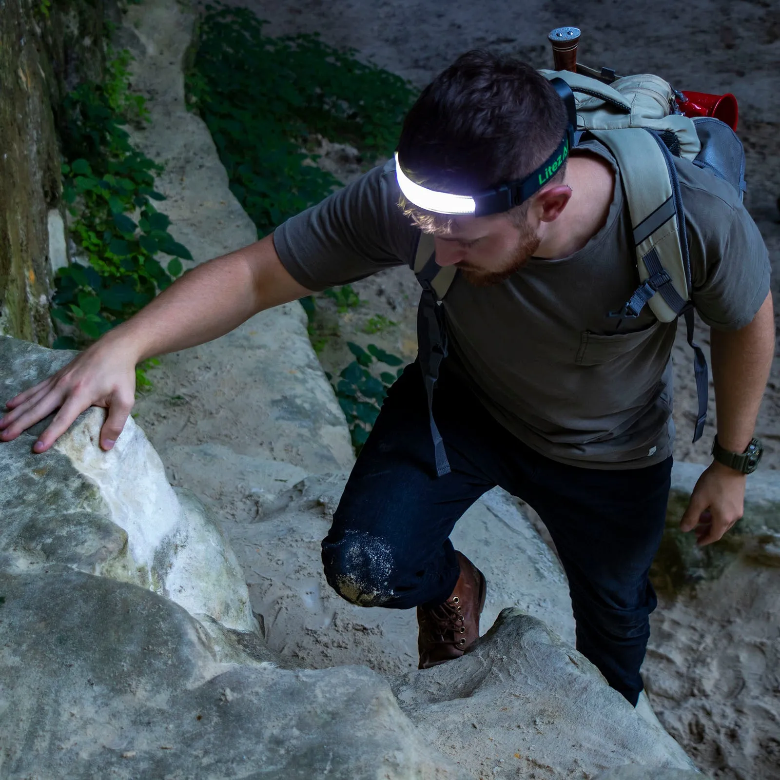 LitezAll Briteband Headlamp   4-Mode Headlamp