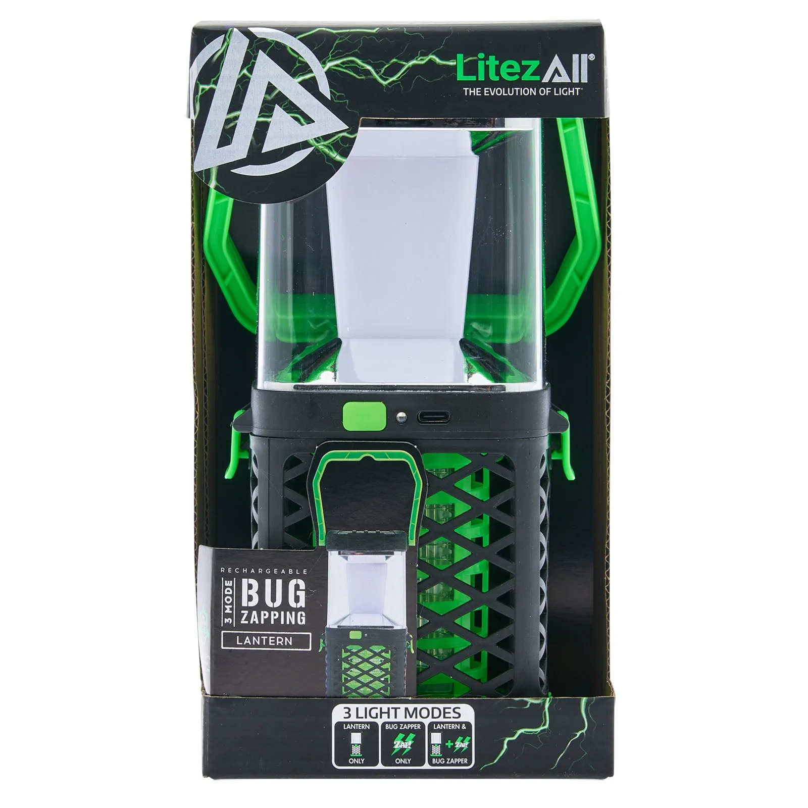 LitezAll Rechargeable Bug Zapper Lantern